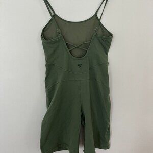 Aritzia TNA Leap Romper - Green